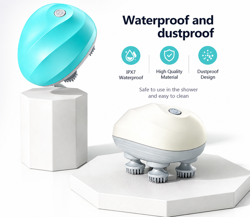ZenPulse™ Electric Scalp Massager    Relieve Stress & Enjoy a Spa-Like Scalp Massage at Home
